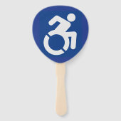 身体障害モダン標識 ハンドファン (裏面)