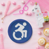 身体障害モダン標識 ペーパープレート (パーティー)