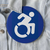 身体障害モダン標識 缶バッジ (インサイチュ)