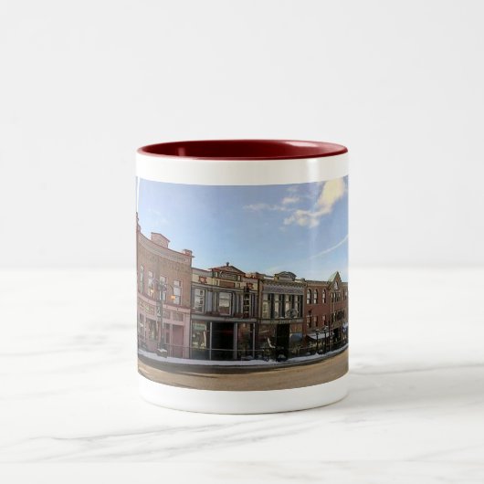 身体障害者の入り江のコロラド州のマグ ツートーンマグカップ (中央)