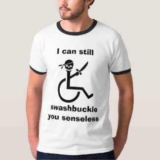 身体障害者の海賊 Tシャツ