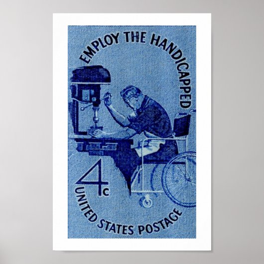 身体障害者を雇用する ポスター (正面)