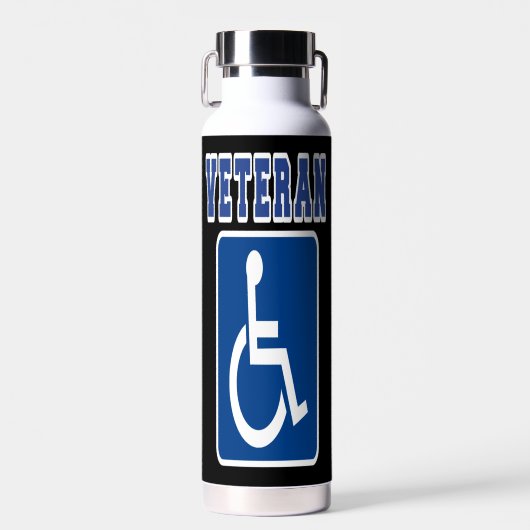 身体障害者退役軍人 ウォーターボトル (正面)