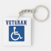 身体障害者退役軍人 キーホルダー (裏面)