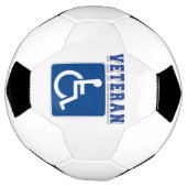身体障害者退役軍人 サッカーボール (回転)