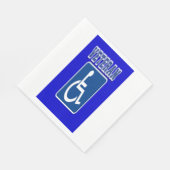 身体障害者退役軍人 スタンダードランチョンナプキン (角)