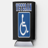 身体障害者退役軍人 スリム缶クーラー (正面)