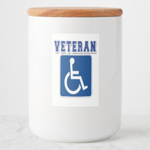 身体障害者退役軍人 フードラベル