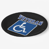 身体障害者退役軍人 ペーパープレート (アングル)