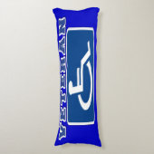 身体障害者退役軍人 ボディピロー (正面縦)