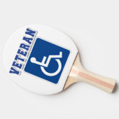 身体障害者退役軍人 卓球ラケット (横)