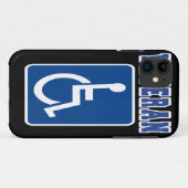 身体障害者退役軍人 Case-Mate iPhoneケース (裏面(横))