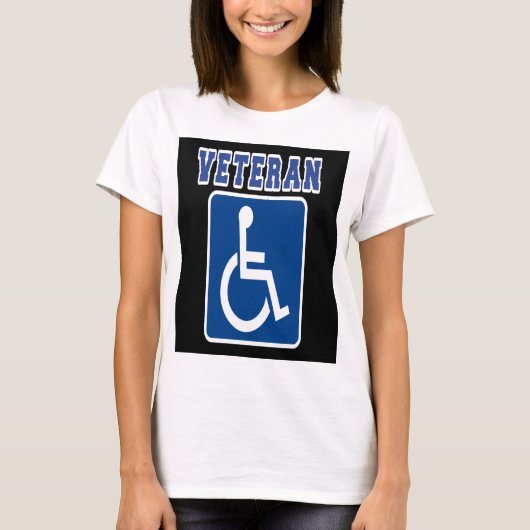 身体障害者退役軍人 Tシャツ (正面)