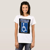 身体障害者退役軍人 Tシャツ (正面フル)