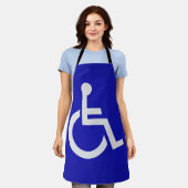 身体障害者 エプロン (着用した状態)
