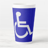 身体障害者 カフェラテマグ (正面)