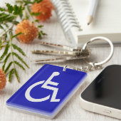 身体障害者 キーホルダー (正面右)