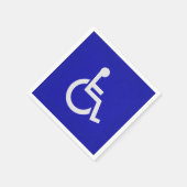 身体障害者 スタンダードカクテルナプキン (角)