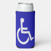 身体障害者 スリム缶クーラー (Seltzer裏面)
