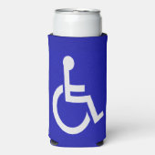 身体障害者 スリム缶クーラー (Seltzer正面)