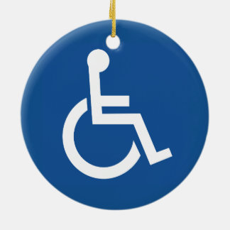 身体障害者 セラミックオーナメント