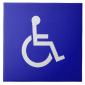 身体障害者 タイル (正面)