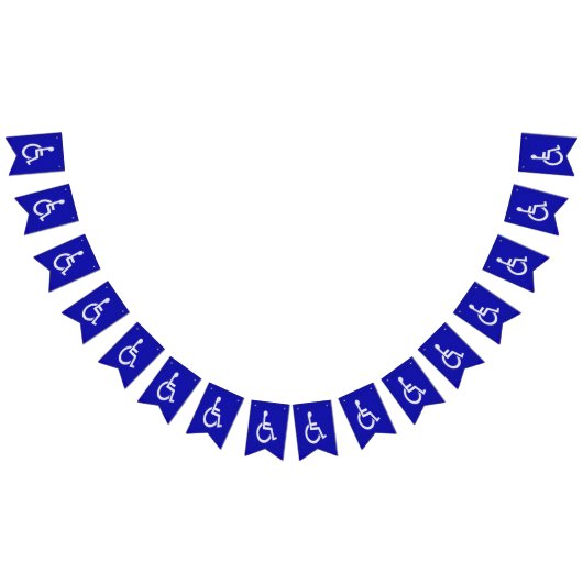 身体障害者 バンティングフラッグ (全)