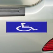 身体障害者 バンパーステッカー (車上)