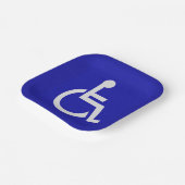 身体障害者 ペーパープレート (傾斜あり)