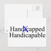 身体障害者 ポストカード (正面/裏面)