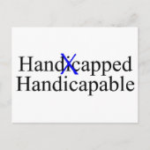 身体障害者 ポストカード (正面)