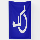 身体障害者 横断幕 (縦)