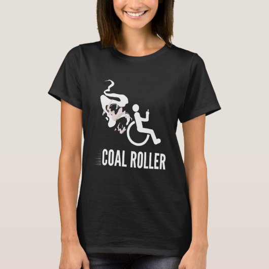 身体障害者 車椅子 ドライバー 障害者 Tシャツ (正面)