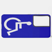 身体障害者 SAMSUNG GALAXYケース (裏面横)