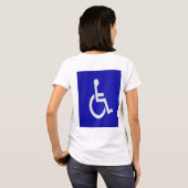 身体障害者 Tシャツ (裏面フル)