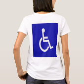 身体障害者 Tシャツ (裏面)