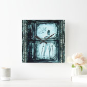 身体障害者II スクエア壁時計 (ホーム)