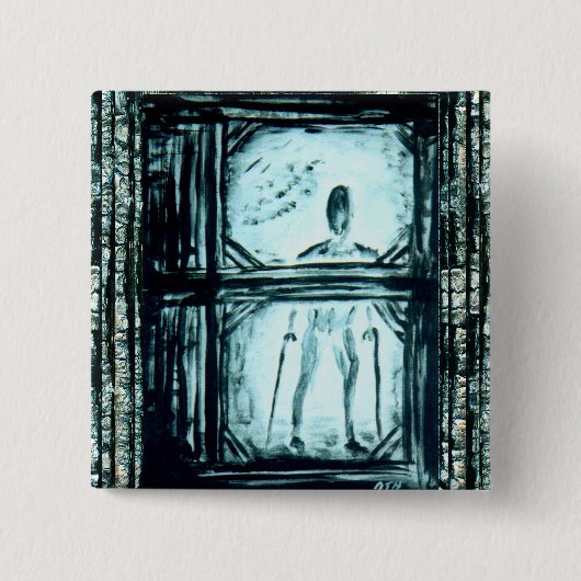 身体障害者II 缶バッジ (正面)