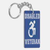 身体障害退役軍人 キーホルダー (正面左)