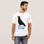 身元を隱したハト記録 Tシャツ (正面フル)