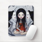 身元を隱した幽霊のゴシック様式日本のな恐怖マウスパッド マウスパッド (マウス)