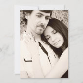 身内のみの結婚式の後の披露宴への招待状 - ふたりだけで済ませた結婚式の後の 招待状 (裏面)