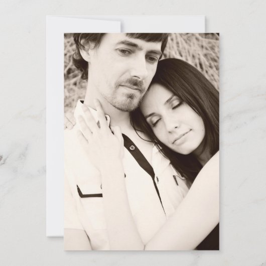 身内のみの結婚式の後の披露宴への招待状 - ふたりだけで済ませた結婚式の後の 招待状 (裏面)