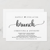 身内婚・ハッピーエンドのブランチ, ラスティック 招待状 (正面/裏面)