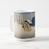 身延川北斎から富士山の裏側 コーヒーマグカップ (正面左)