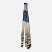 身延川北斎から富士山の裏側 ネクタイ (裏面)