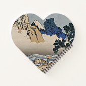 身延川北斎から富士山の裏側 ノートブック (裏面)