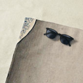 身延川北斎から富士山の裏側 ビーチタオル (インサイチュ)