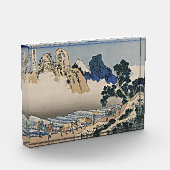 身延川北斎から富士山の裏側 フォトブロック (左)