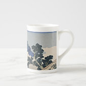 身延川北斎から富士山の裏側 ボーンチャイナマグカップ (右)